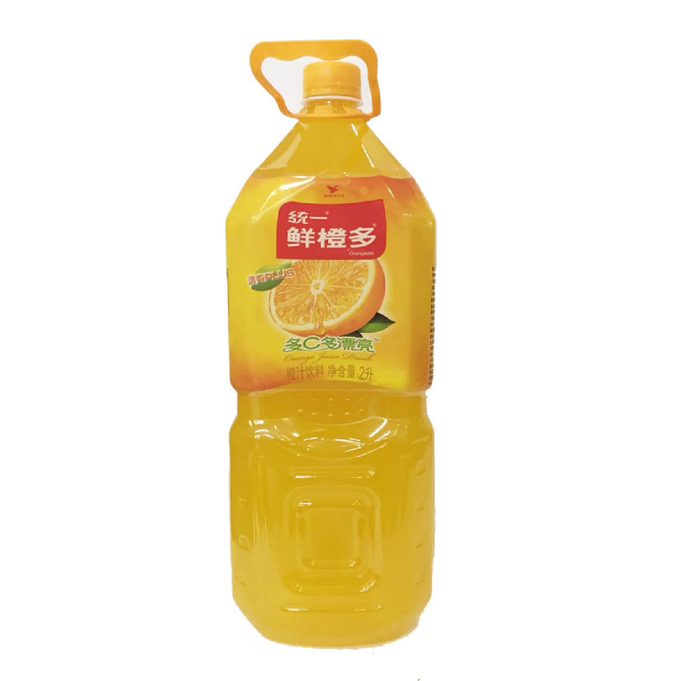 统一鲜橙多饮料2l/瓶