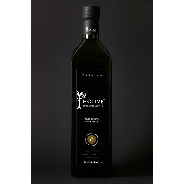 【跨境商品】希腊濠莉薇HOLIVE 特级初榨橄榄油1L瓶装