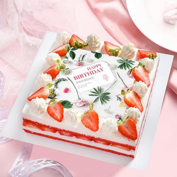 法滋蛋糕-草莓红丝绒