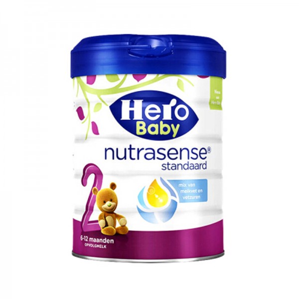 【跨境商品】荷兰Hero Baby美素白金版婴幼儿配方牛奶粉2段（6-12个月）800g*2