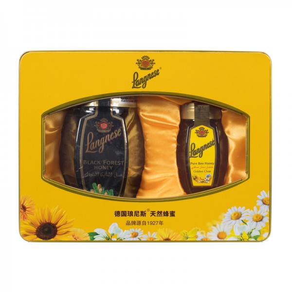 琅尼斯天然黑森林蜂蜜礼盒500g