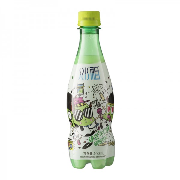 冰祖绿豆牛奶碳酸饮料（绿豆牛奶）400ml