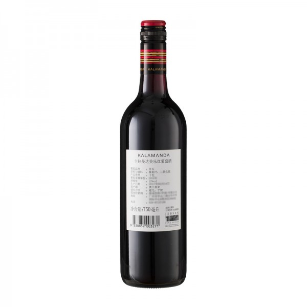 卡拉曼达美乐红葡萄酒750ml / 瓶