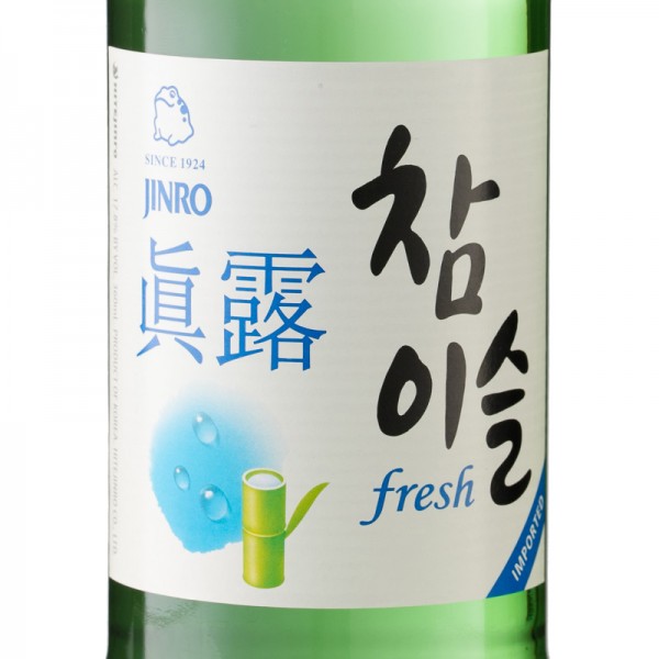 新真露竹炭酒（蒸馏酒）360ml / 每瓶
