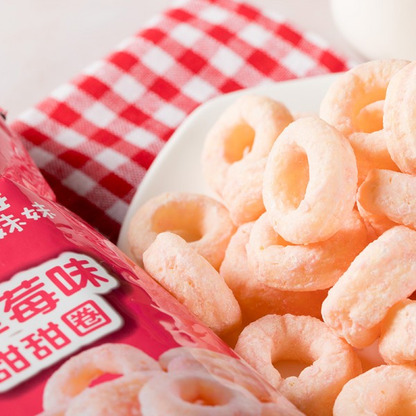 张君雅草莓甜甜圈40g / 袋