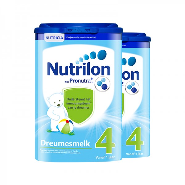 【跨境商品】荷兰Nutrilon牛栏婴儿奶粉4段 800克/罐 *2