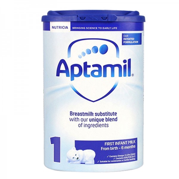 【跨境商品】英国Aptamil爱他美 婴儿奶粉 1段 800克/罐 2罐装