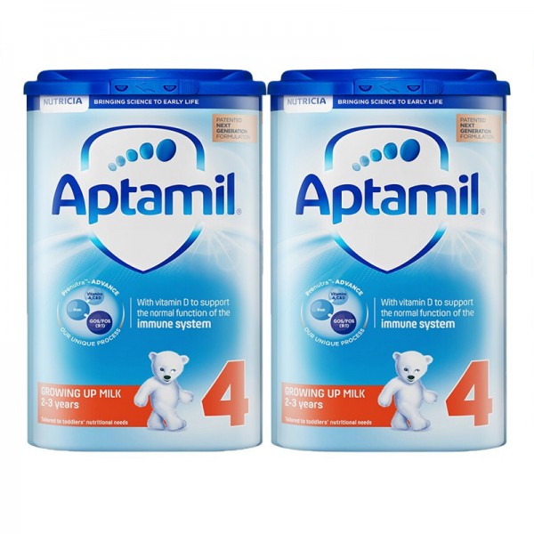 【跨境商品】英国Aptamil爱他美 婴儿奶粉 4段 800克/罐 2罐装