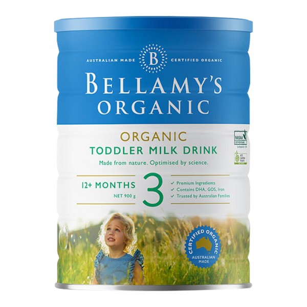 【跨境商品】BELLAMY'S 贝拉米 有机奶粉 3段（12个月以上） 900克/罐【2罐装】