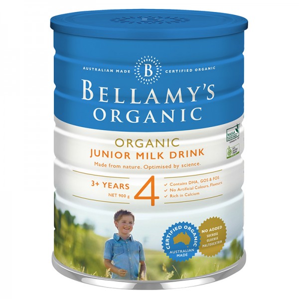 【跨境商品】BELLAMY'S 贝拉米 有机奶粉 4段900克/罐*2罐装