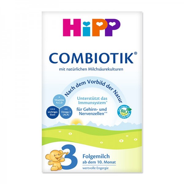 【跨境商品】德国HiPP喜宝奶粉益生菌3段600g*2
