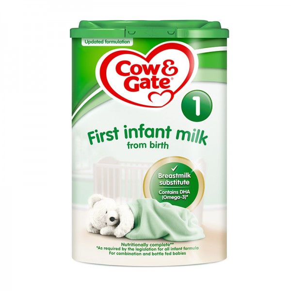 【跨境商品】英国Cow Gate牛栏 婴幼儿奶粉 1段 800克/罐 2罐装