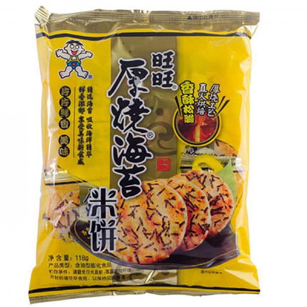 旺旺厚烧海苔米制品118g/袋