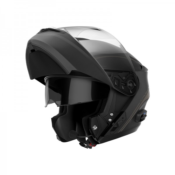 SENA摩托车内置蓝牙系统OUTRUSH R揭面盔黑色L码 210621SE885465011262