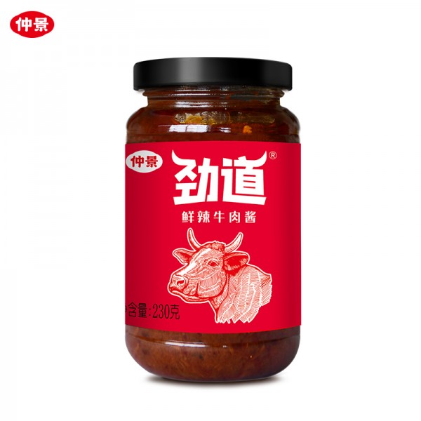 仲景劲道牛肉酱(鲜辣)230g/瓶