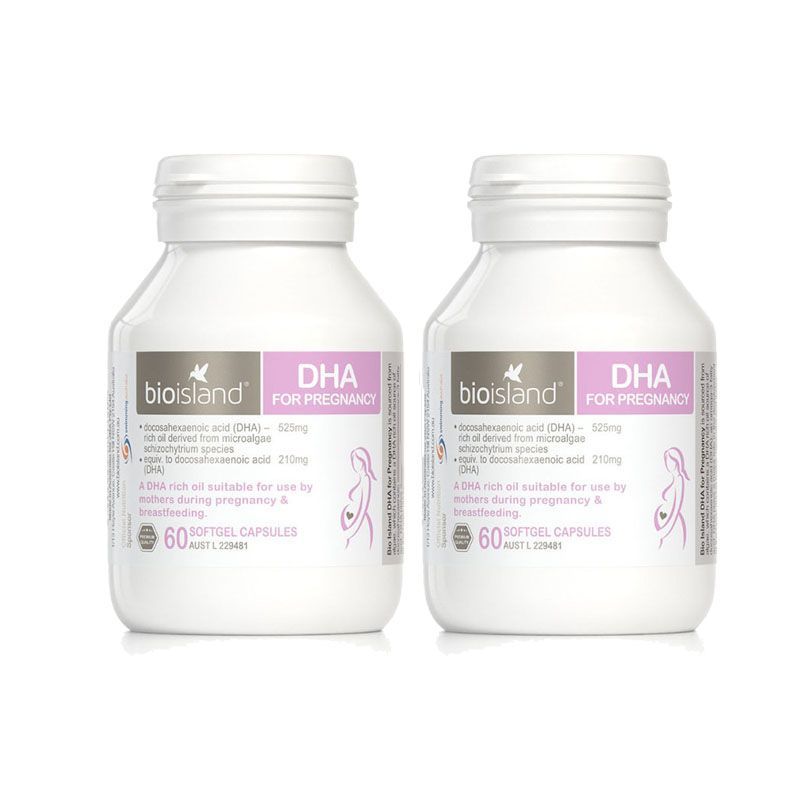 【跨境商品】澳大利亚Bio island DHA for Pregnancy孕妇专用海藻油DHA 60粒 / 瓶