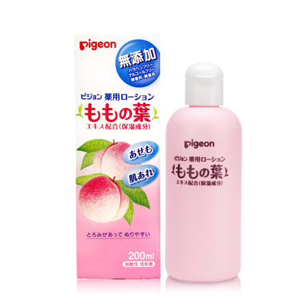 【跨境商品】日本Pigeon贝亲宝宝婴儿润肤系列 液体爽身粉桃子水 200ml / 瓶