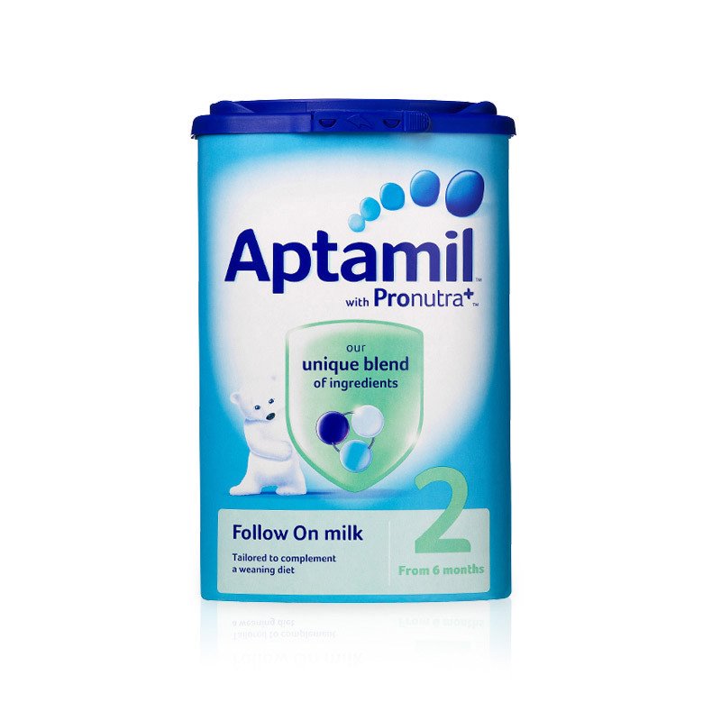【跨境商品】英国Aptamil爱他美 婴儿奶粉 2段 900克/罐 2罐装