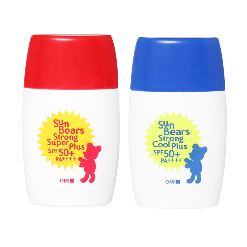 【跨境商品】日本近江兄弟小熊超强抗紫外线防晒SPF50+30毫升（红色、蓝色） / 瓶