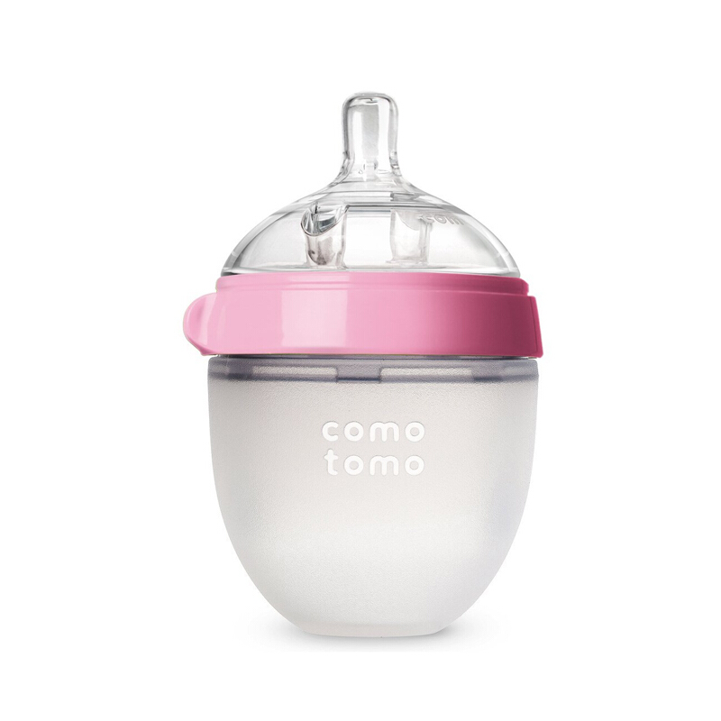 【跨境商品】美国Comotomo可么多么奶瓶粉色150ml / 个