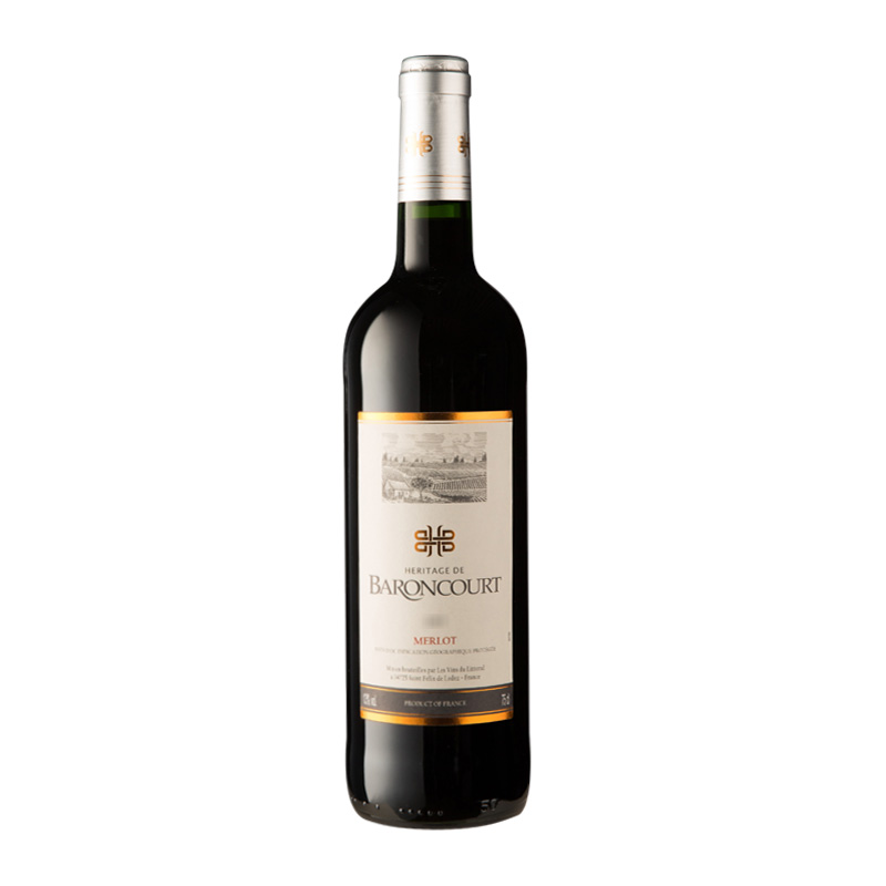 法国男爵传统古堡美乐红葡萄酒750ml / 瓶